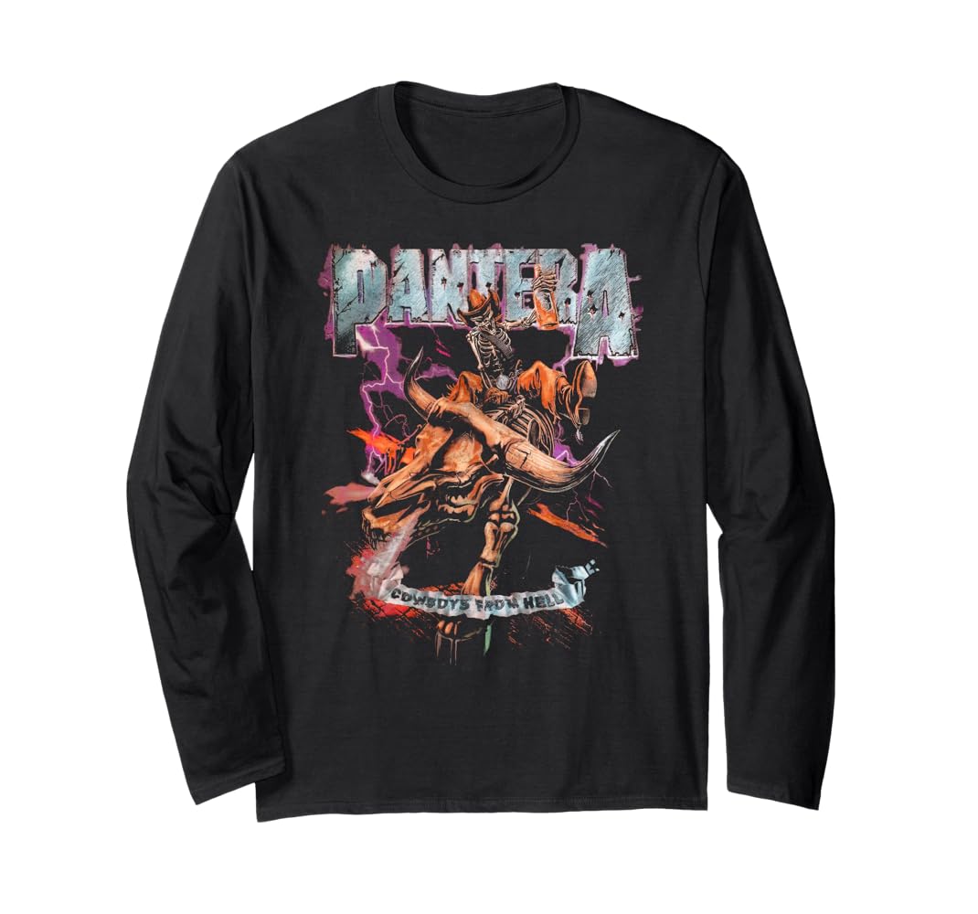 PANTERA \"COWBOYS FROM HELL TOUR\"ロンT ブラック PANTERA 